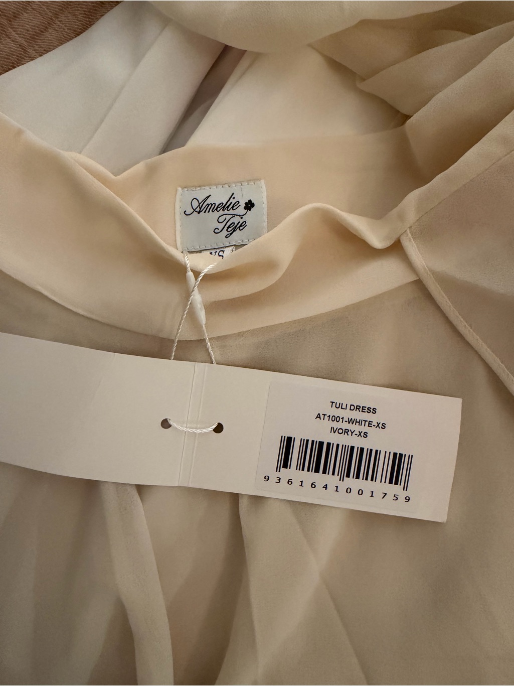 Nwt New!! Amelie Teje Tuli Strapless Cutout Dress - Bridal! — image 4 of 6